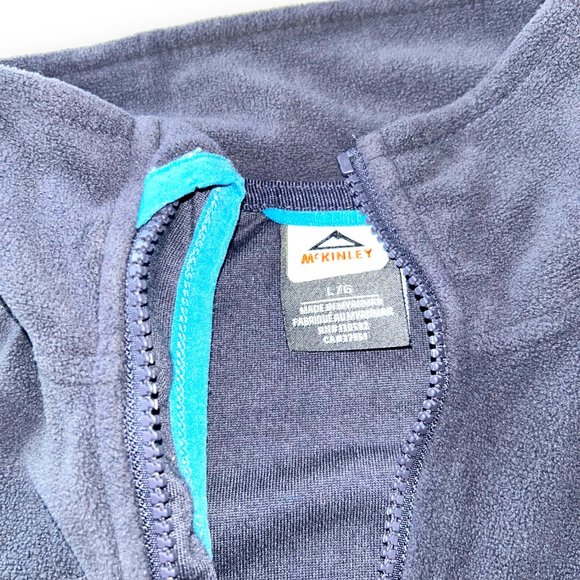 🍃2/$20🍃 McKinley Kids Zipup Fleece Jacket, Graphite, Large - Picture 5 of 10